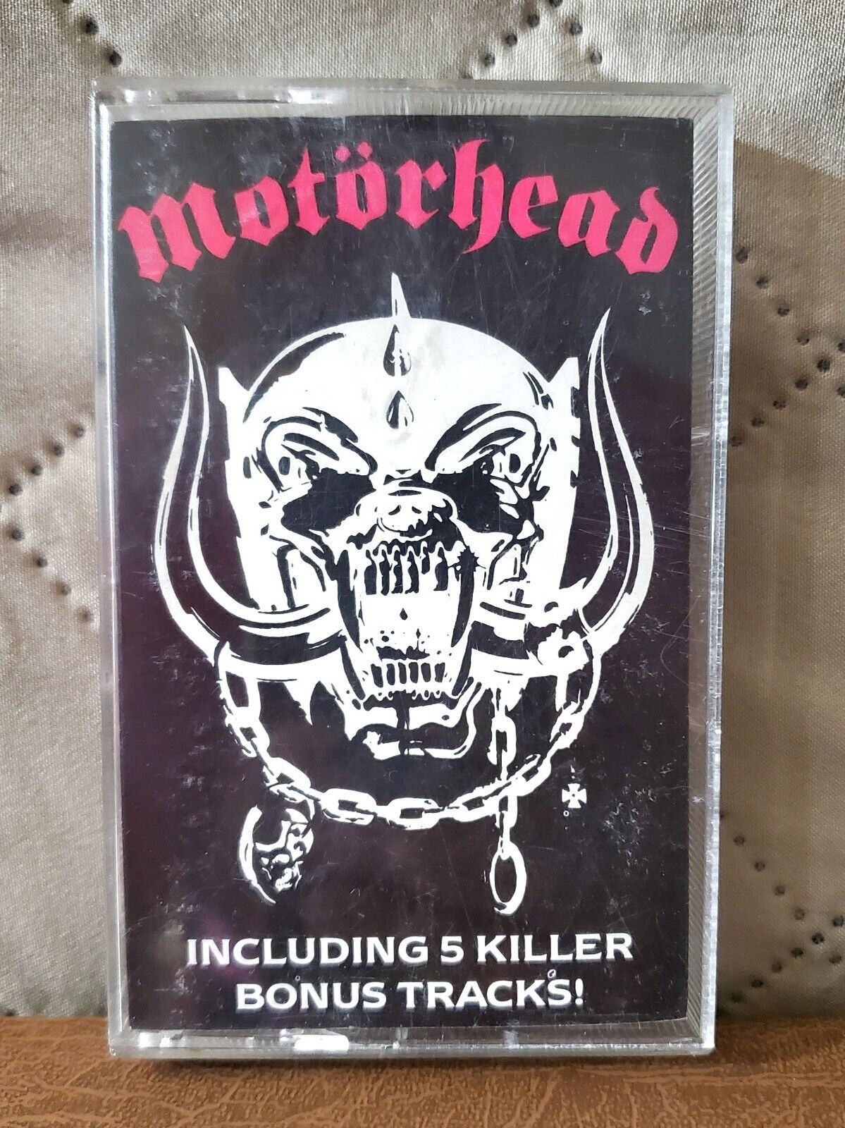 Motorhead - 1st S/T Self-titled  RARE OOP Revisited Edition Cassette Lemmy