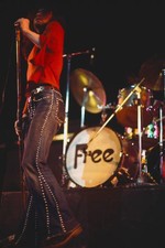 Singer Paul Rodgers Performing With British Rock Goup Free At Newc- Old Photo picture