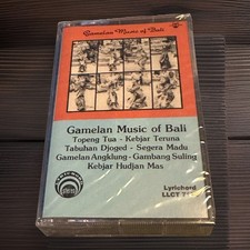 Gamelan Music Of Bali - Cassette - Lyrichord ✨New Sealed✨ picture