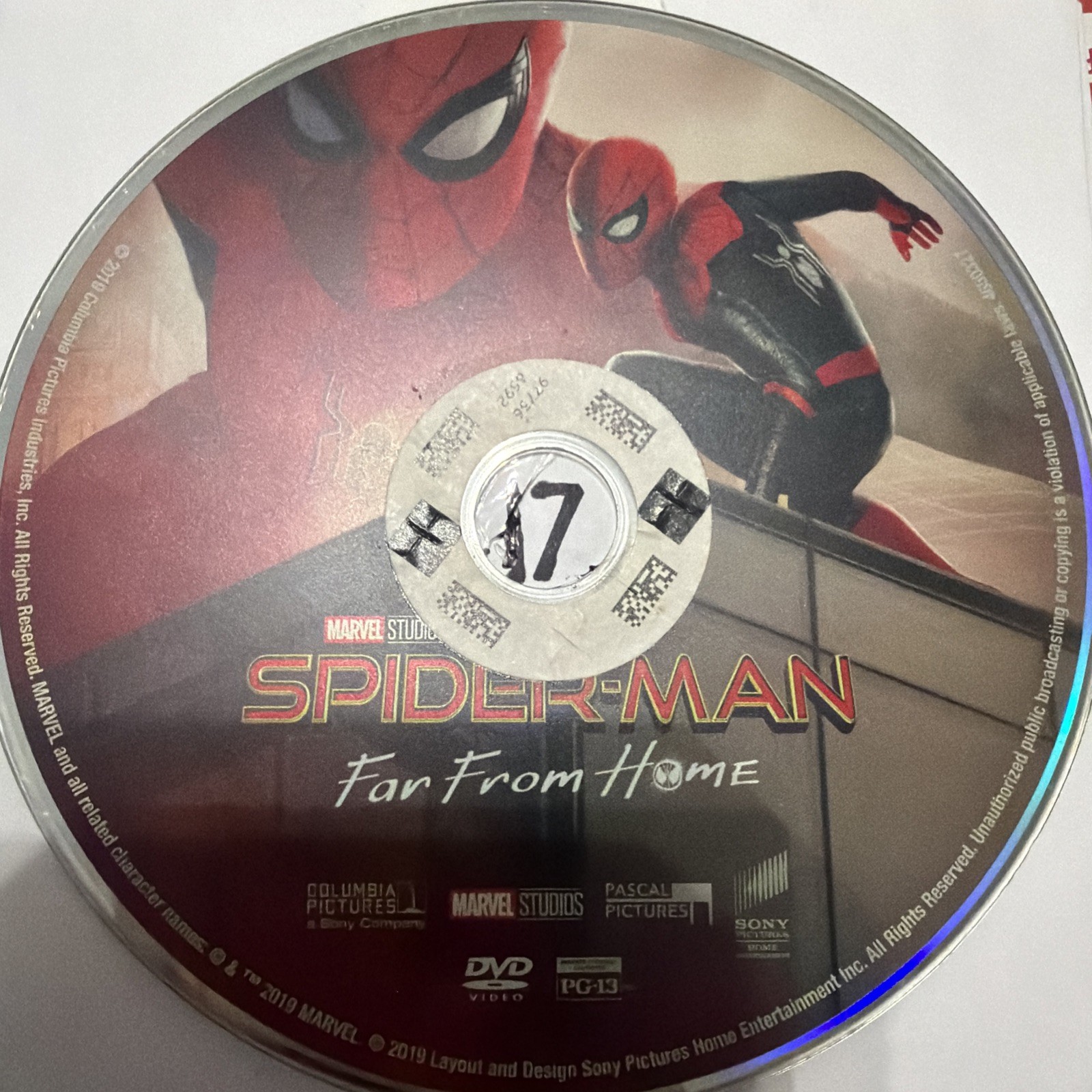 Spider-Man Far From Home DVD - 2019