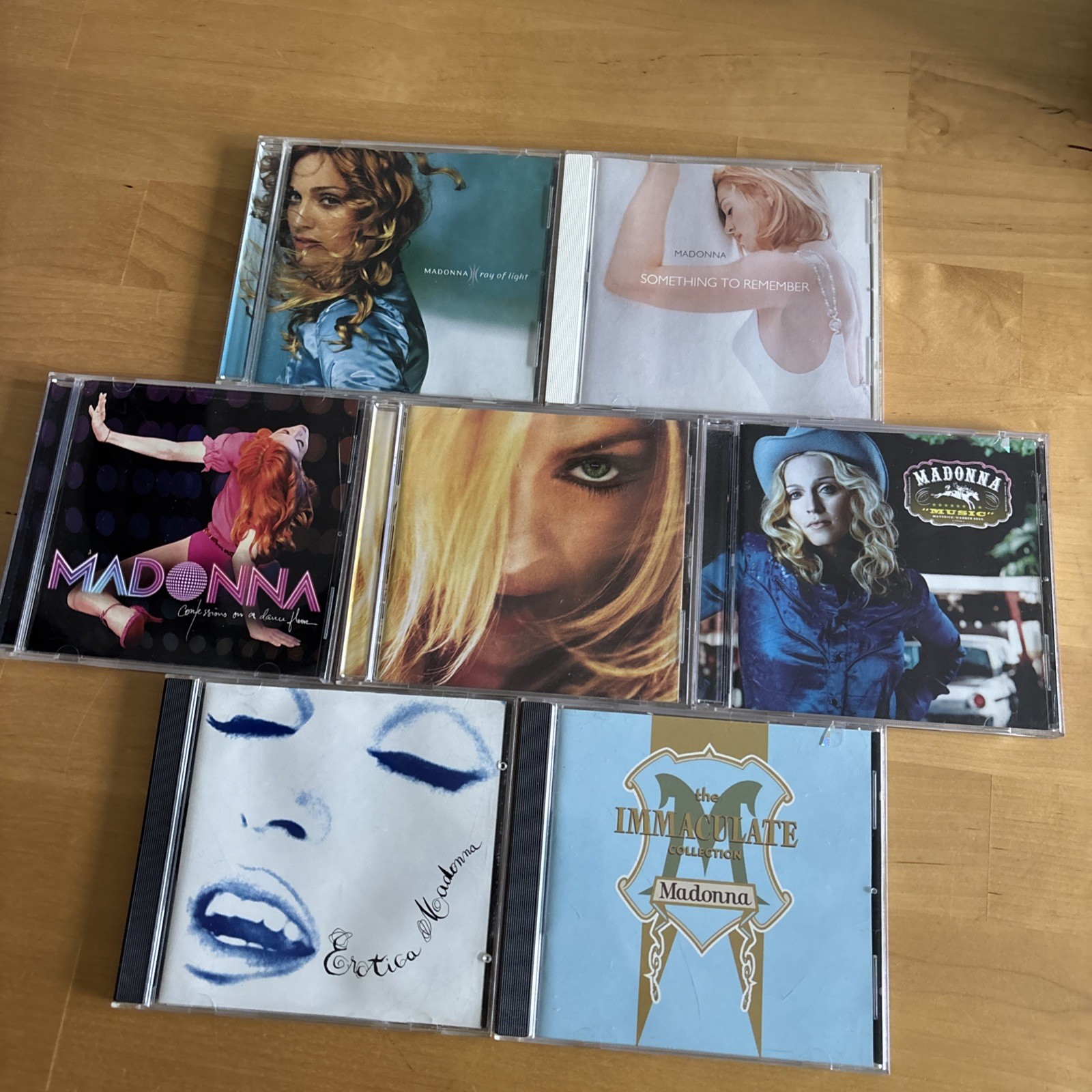 Madonna Lot 7 CDs. Madonna CD lot - array of Light,Confessions, Remember, more