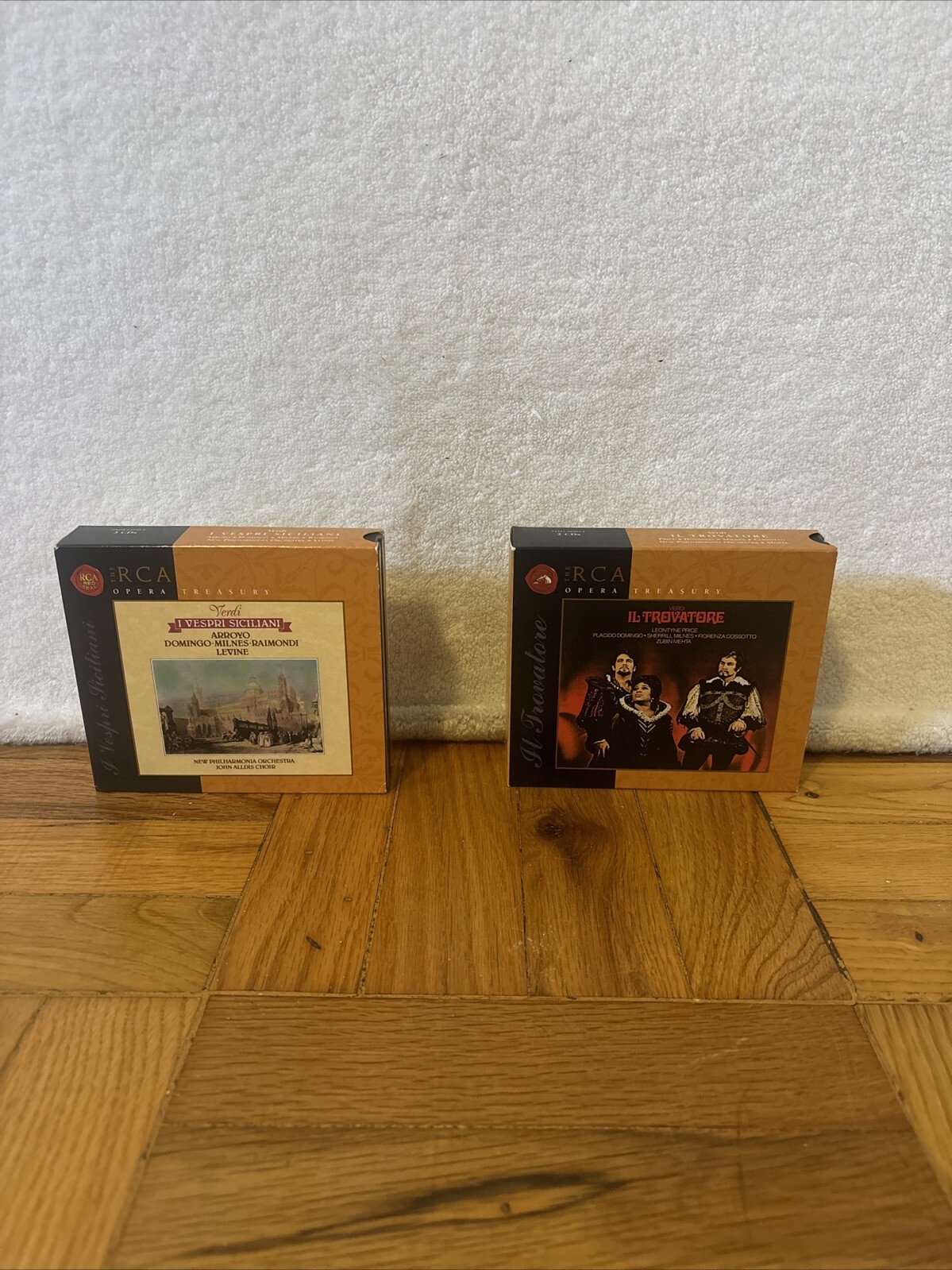 RCA OPERA TREASURY LOT-Verdi:I Vespri Siciliani & IL TROVATURE 3 CD Box Set.