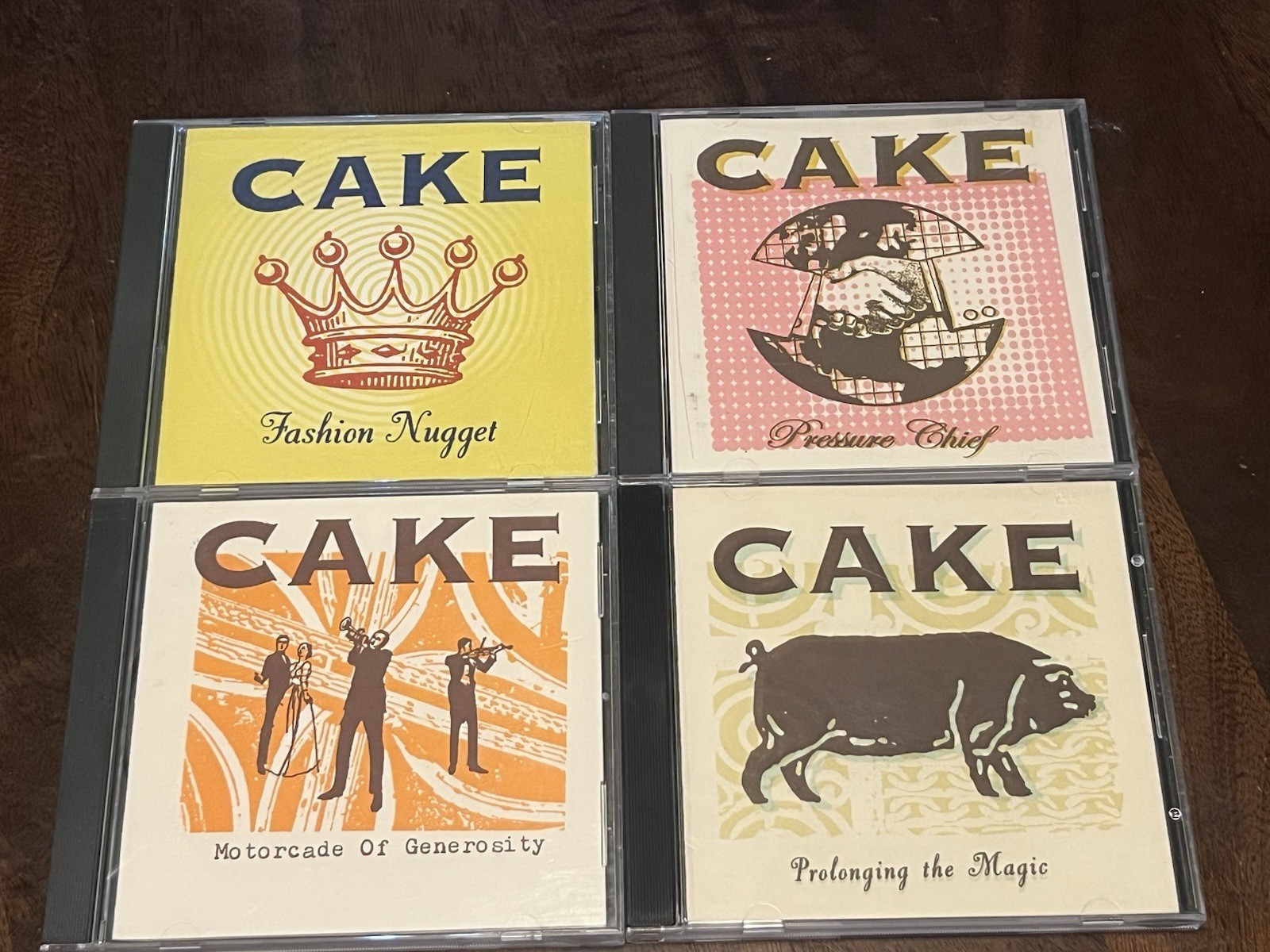 Cake (4) CD Lot Fashion Nugget, Prolonging The Magic, Comfort Eagle & Pressure