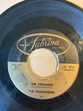 THE MARATHONS—THE STRANGER/DIN’T KNOW WHYY     VG picture