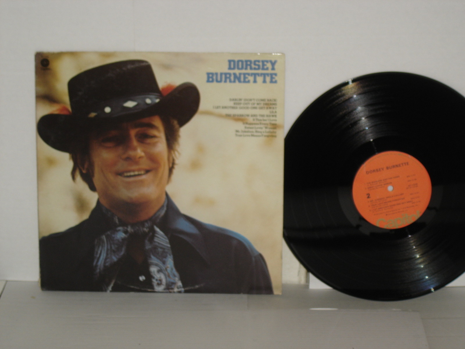 DORSEY BURNETTE LP Self Titled 1973 Capitol Records ST11219 Vinyl PLAYS WELL