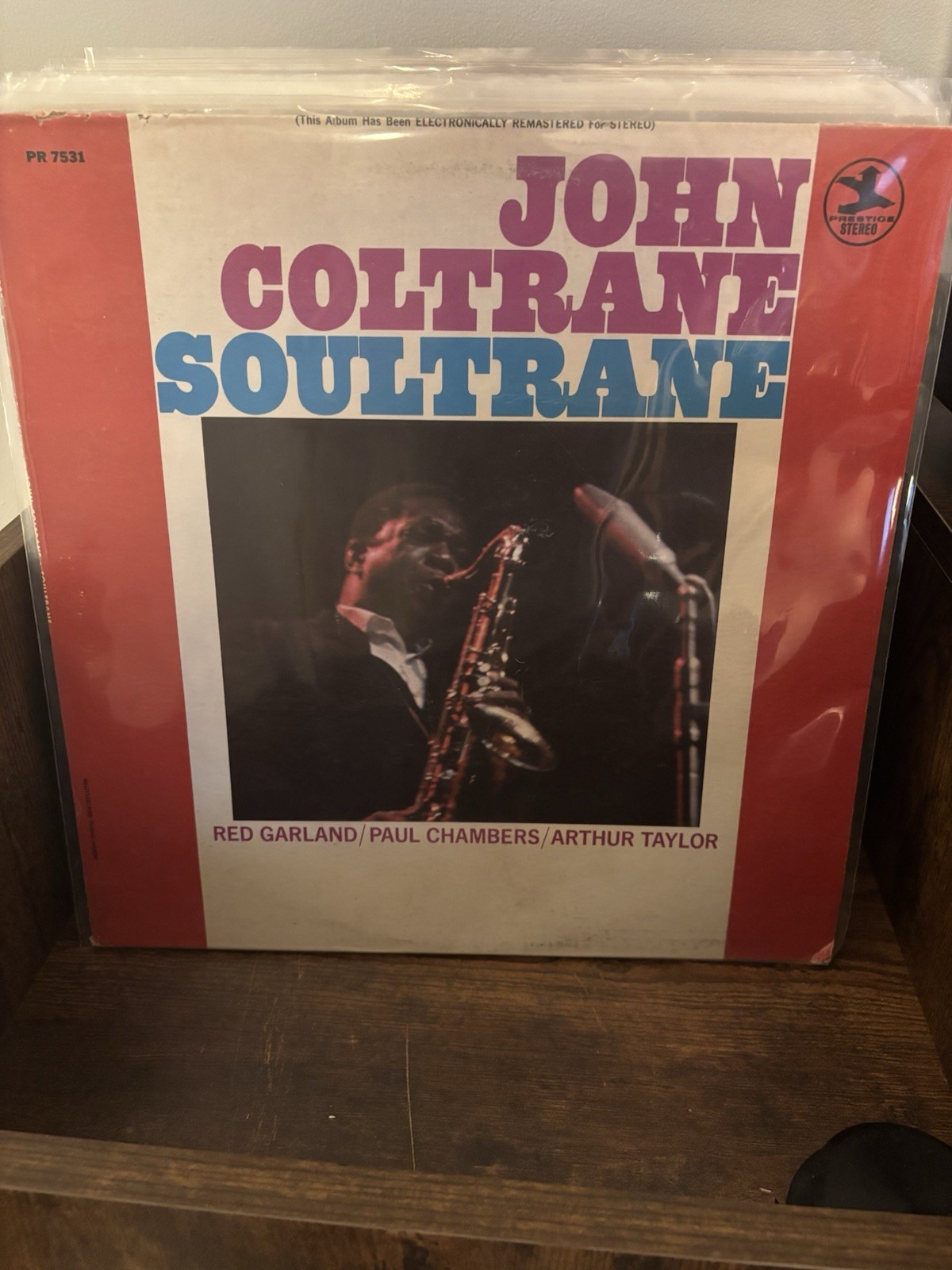 John Coltrane Soultrane Prt7531 Vinyl Lp Vg+