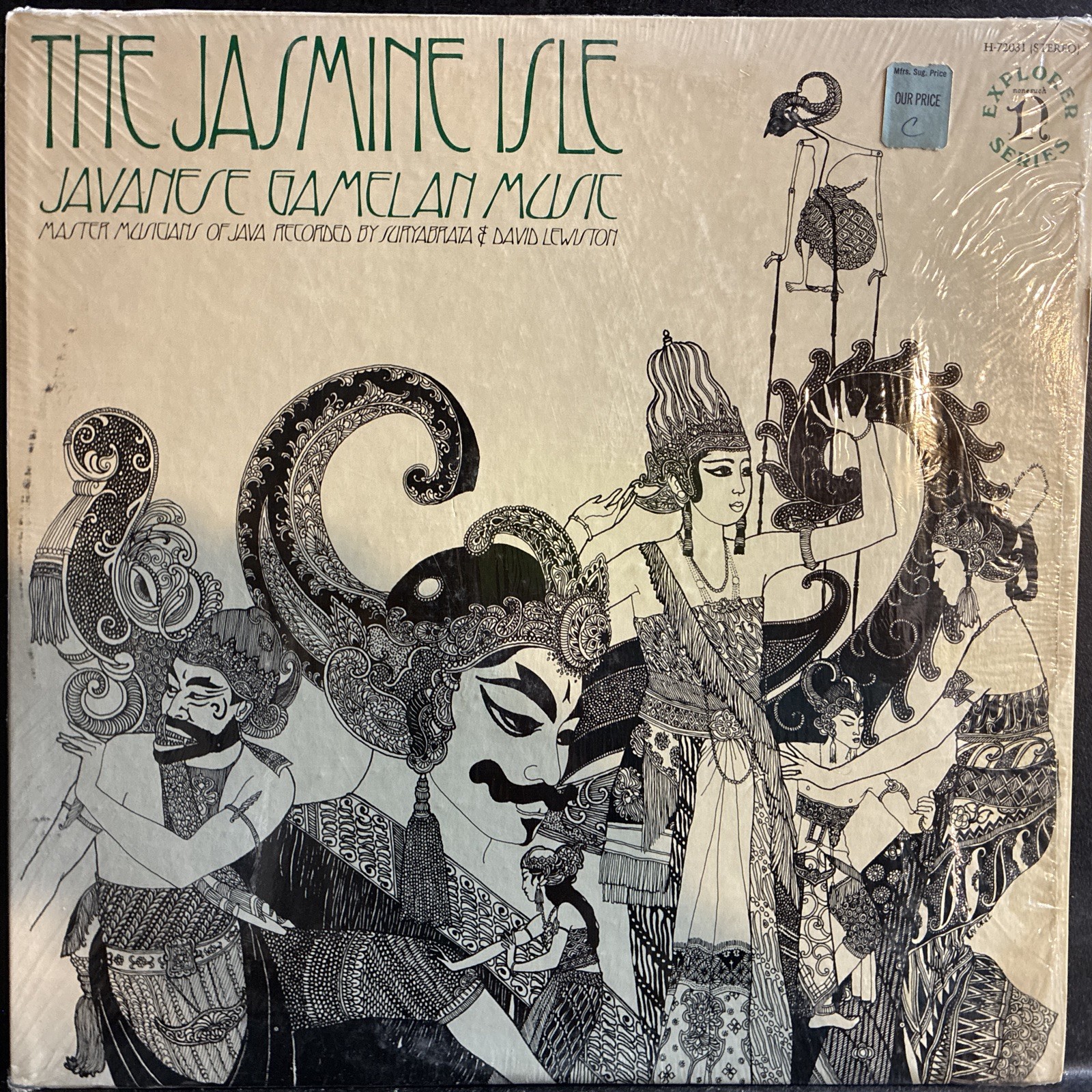 THE JASMINE ISLE Javanese Gamelan Music NONESUCH Explorer Series H-72031