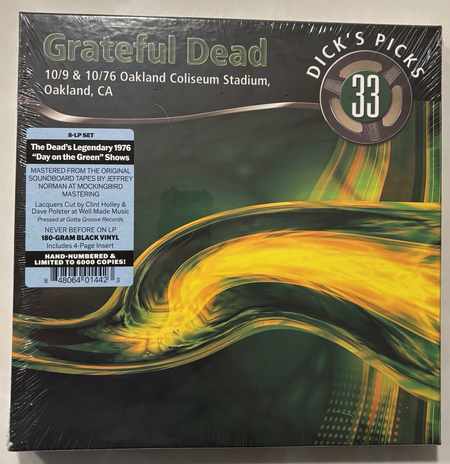 GRATEFUL DEAD Dicks Picks 33 10/9 &10/10/1976 Oakland CA 8-LP Vinyl #1425 NEW
