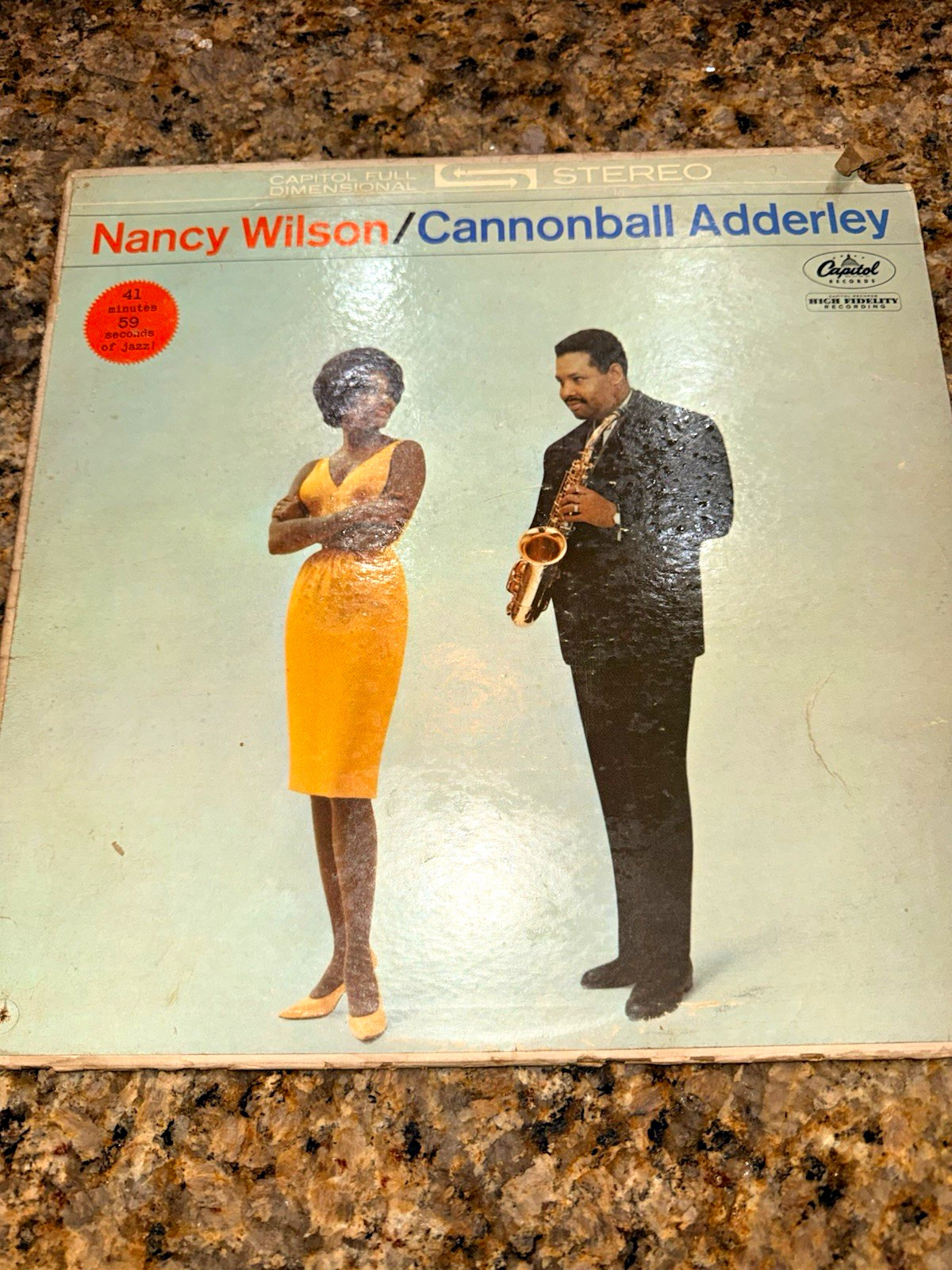 Nancy Wilson Cannonball Adderley LP Capitol ST-1657 12