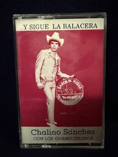 Chalino Sanchez Y Sigue La Balacera Cassete RR  Poco Usado Raro Muy Bueno. picture