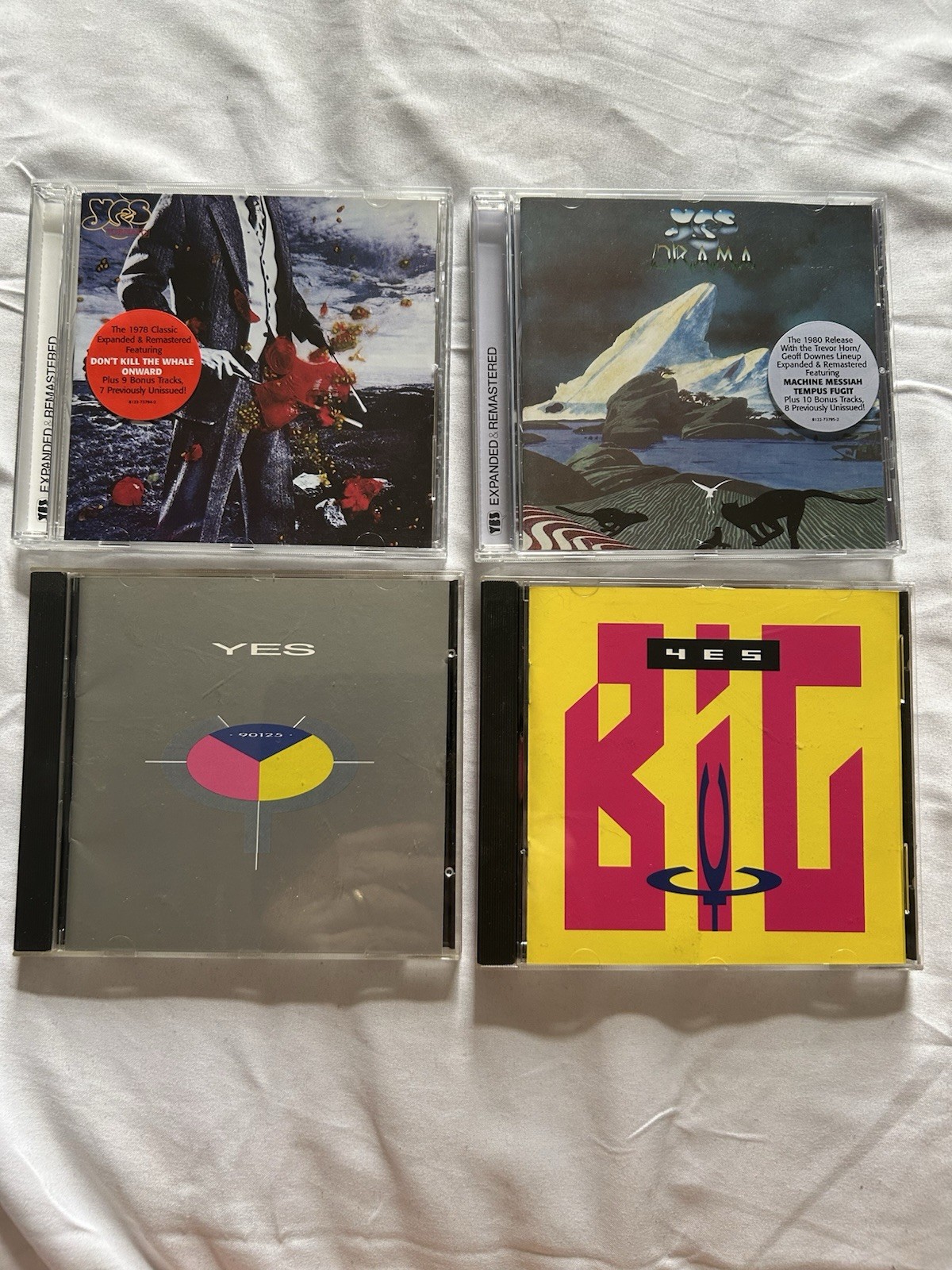 Yes 4 CD Lot C 1978-87 Tormato, Drama, 90125, Big Generator Like New