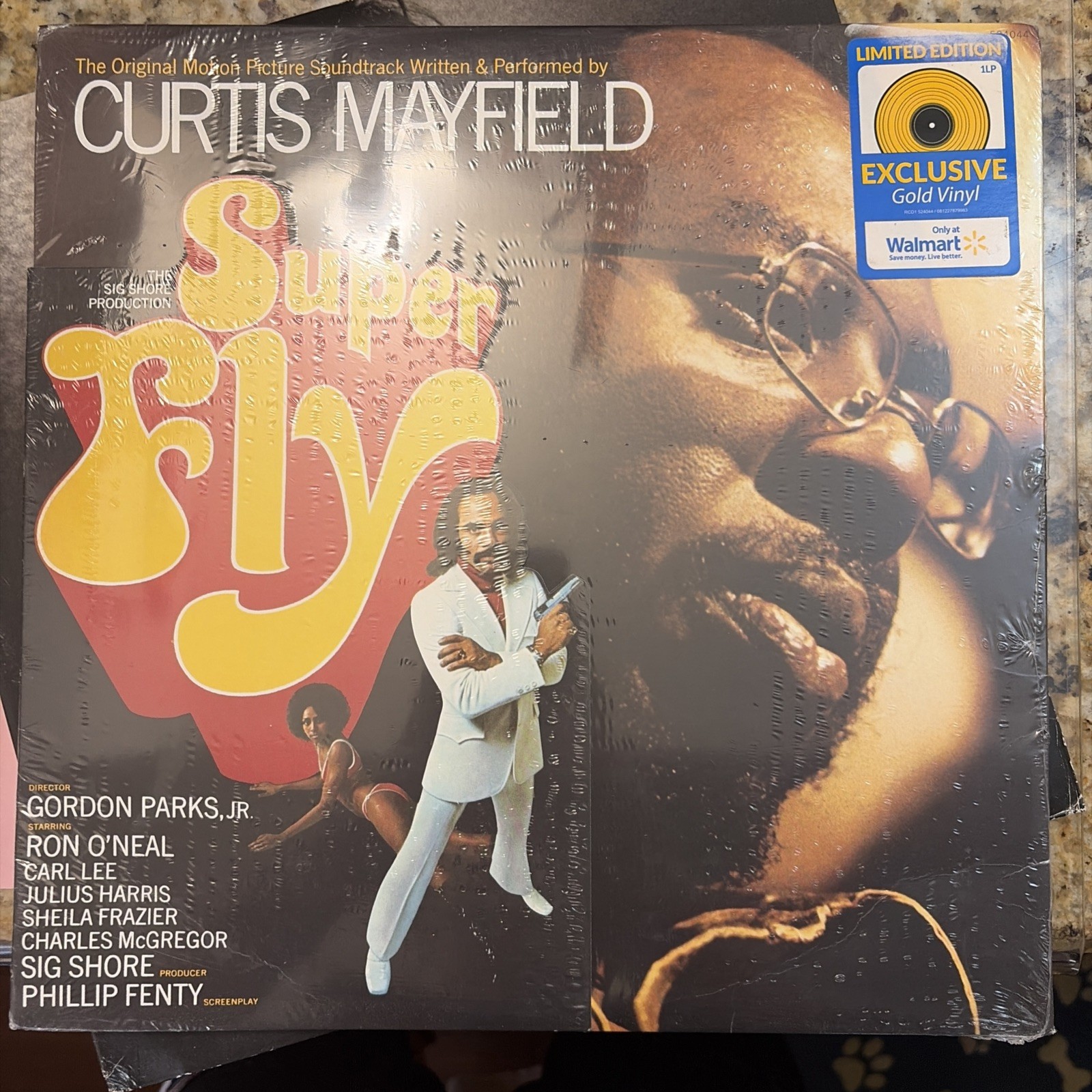 Curtis Mayfield Super Fly Gold Vinyl LP