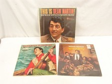 LOT of 3 Vintage Italian Music LPS Vinyl - Dean Martin - S. Franchi - D. Modugno picture