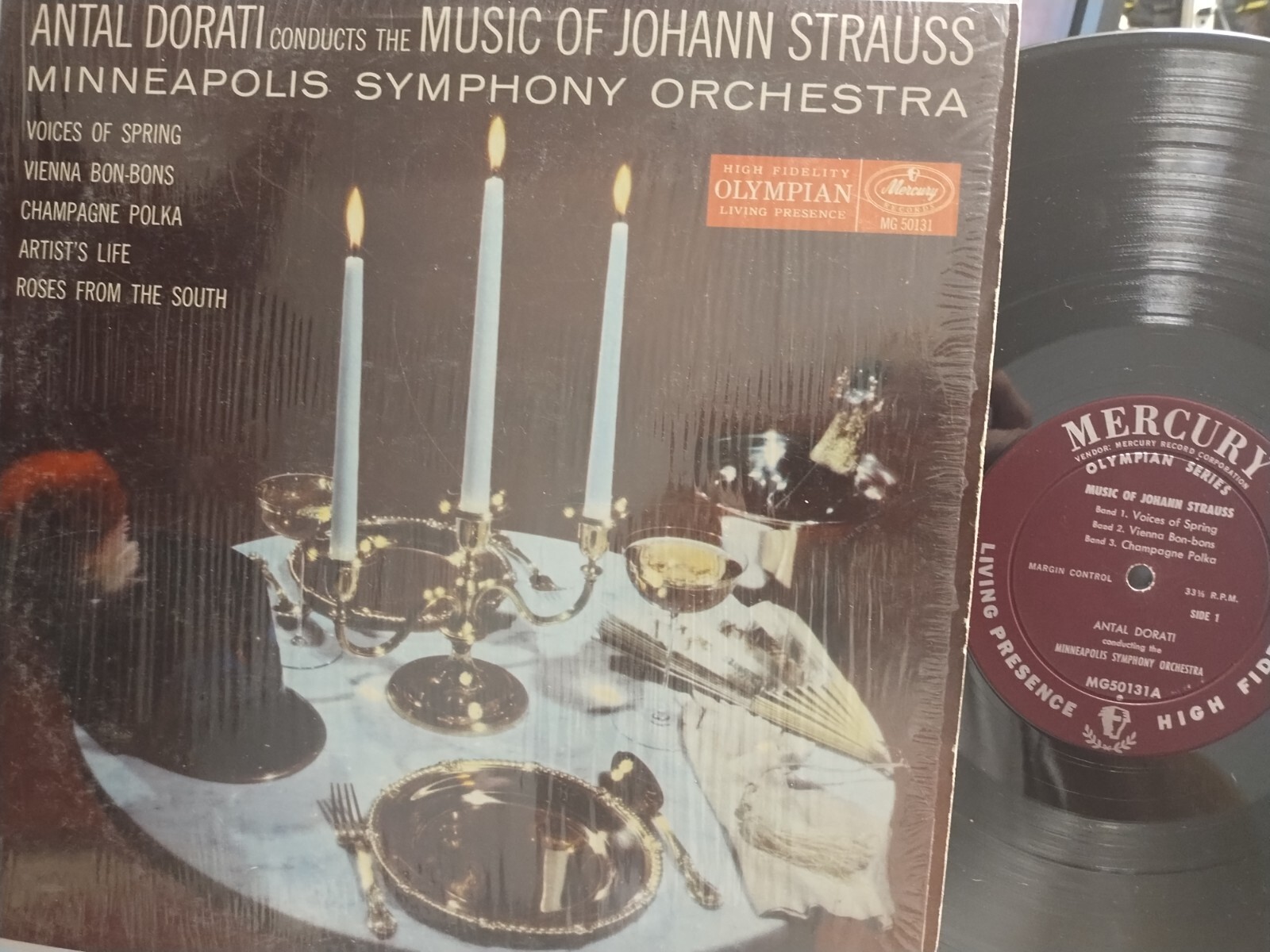 Antal Dorati Conducts The Music Of Johann Strauss Olympian MG 50131