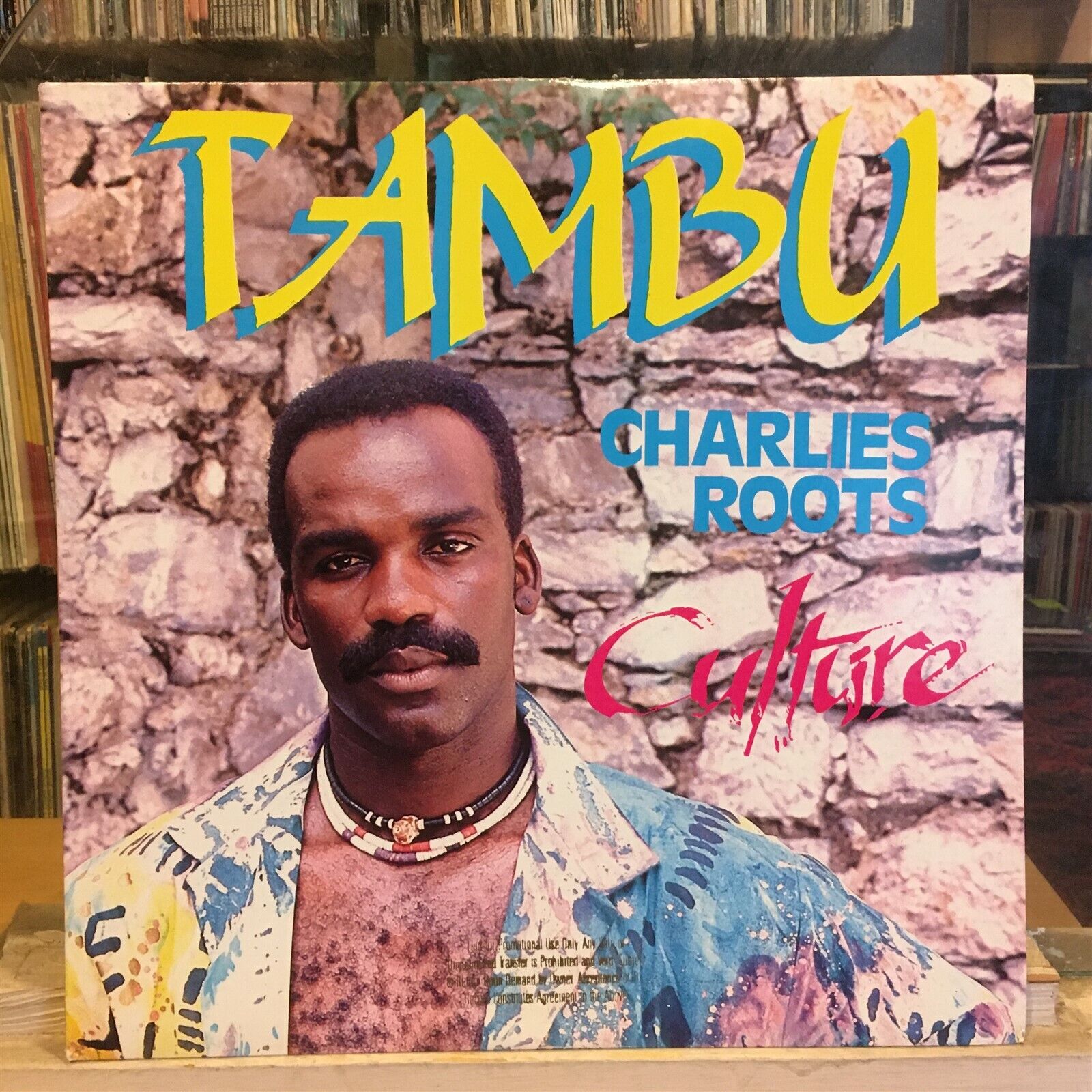 [REGGAE/CALYPSO]~NM LP~TAMBU~CHARLIES ROOTS~Culture~{Original 1988~SIRE~issue]