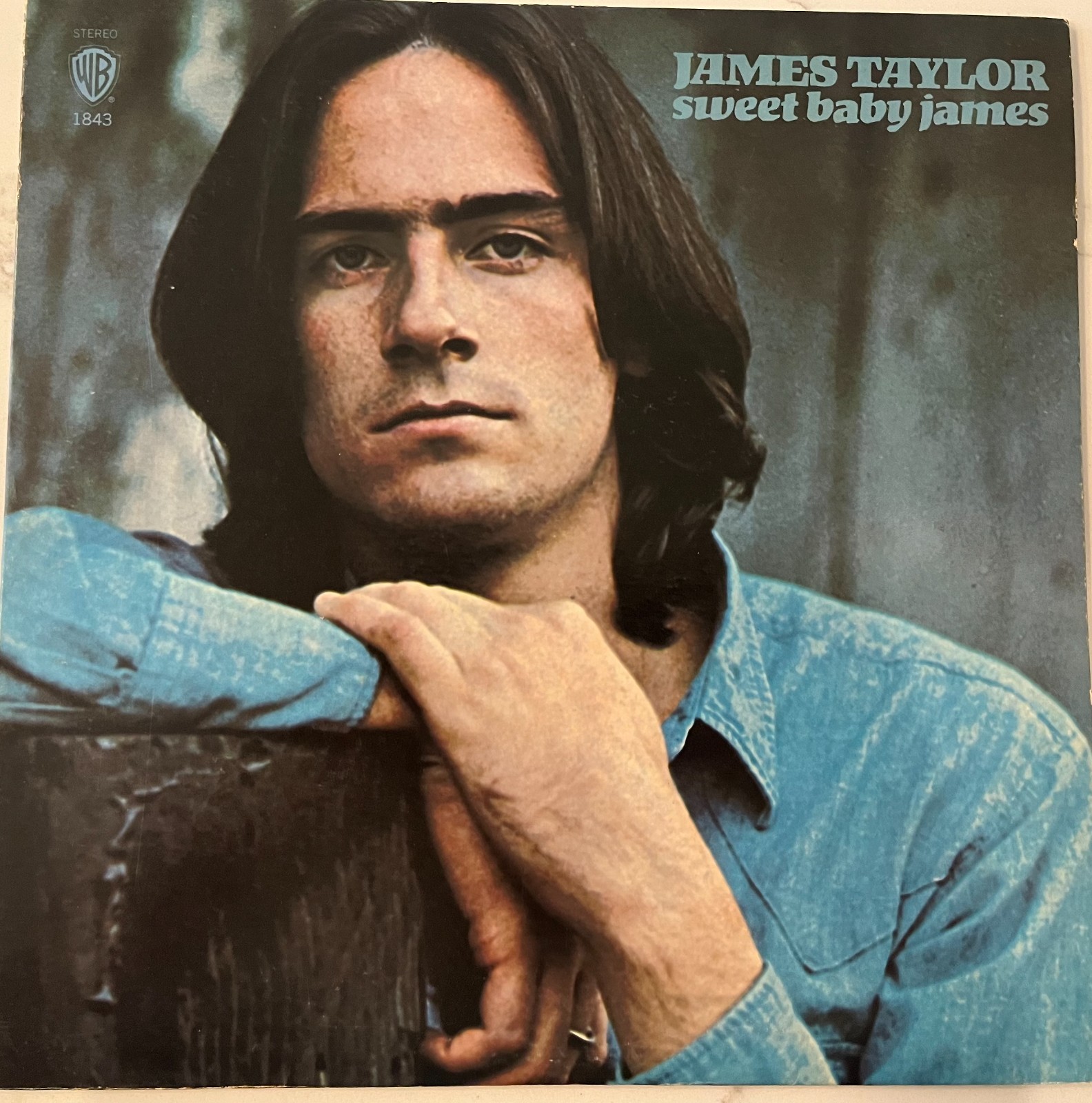 James Taylor – Sweet Baby James – 1970 US Early WB Olive/Green Label w/Poster