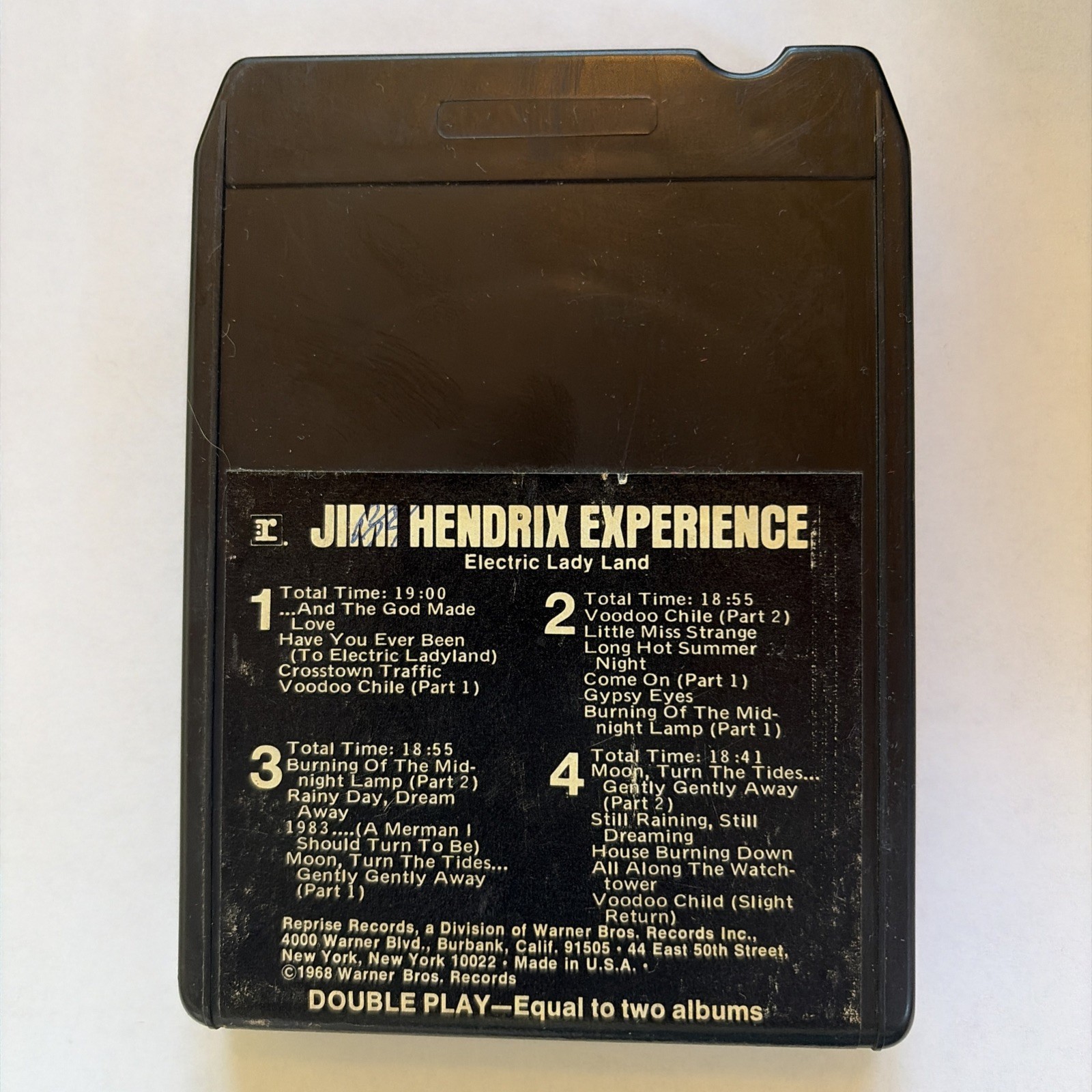 Jimi Hendrix Electric Ladyland Double Play 8 Track Tested Experience