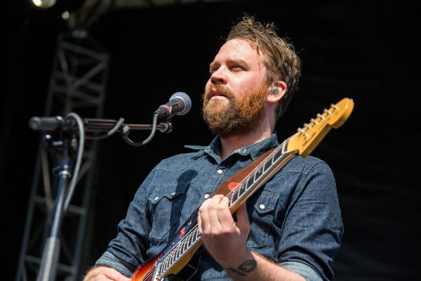 Scott Hutchison of Frightened Rabbit at the St Jeromes Laneway Fes- Old Photo 3