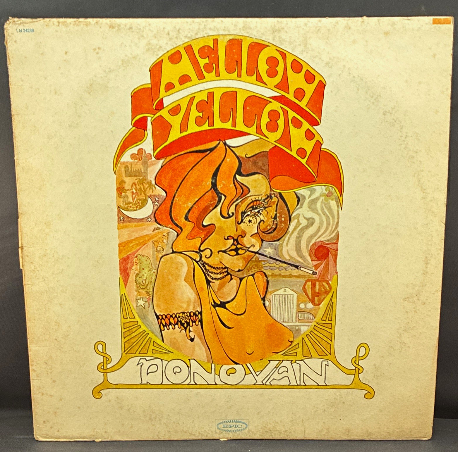 Donovan – Mellow Yellow – Epic LN 24239 – 1967 Original U.S. Mono LP – G+