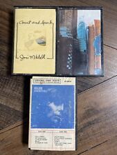 Vtg Lot of 3 Joni Mitchell Cassette Tapes BLUE / COURT & SPARK / MILES OF AISLES picture