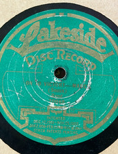 On to Victory March - Sousa's Band RARE Lakeside One-Side 78RPM c1910s picture