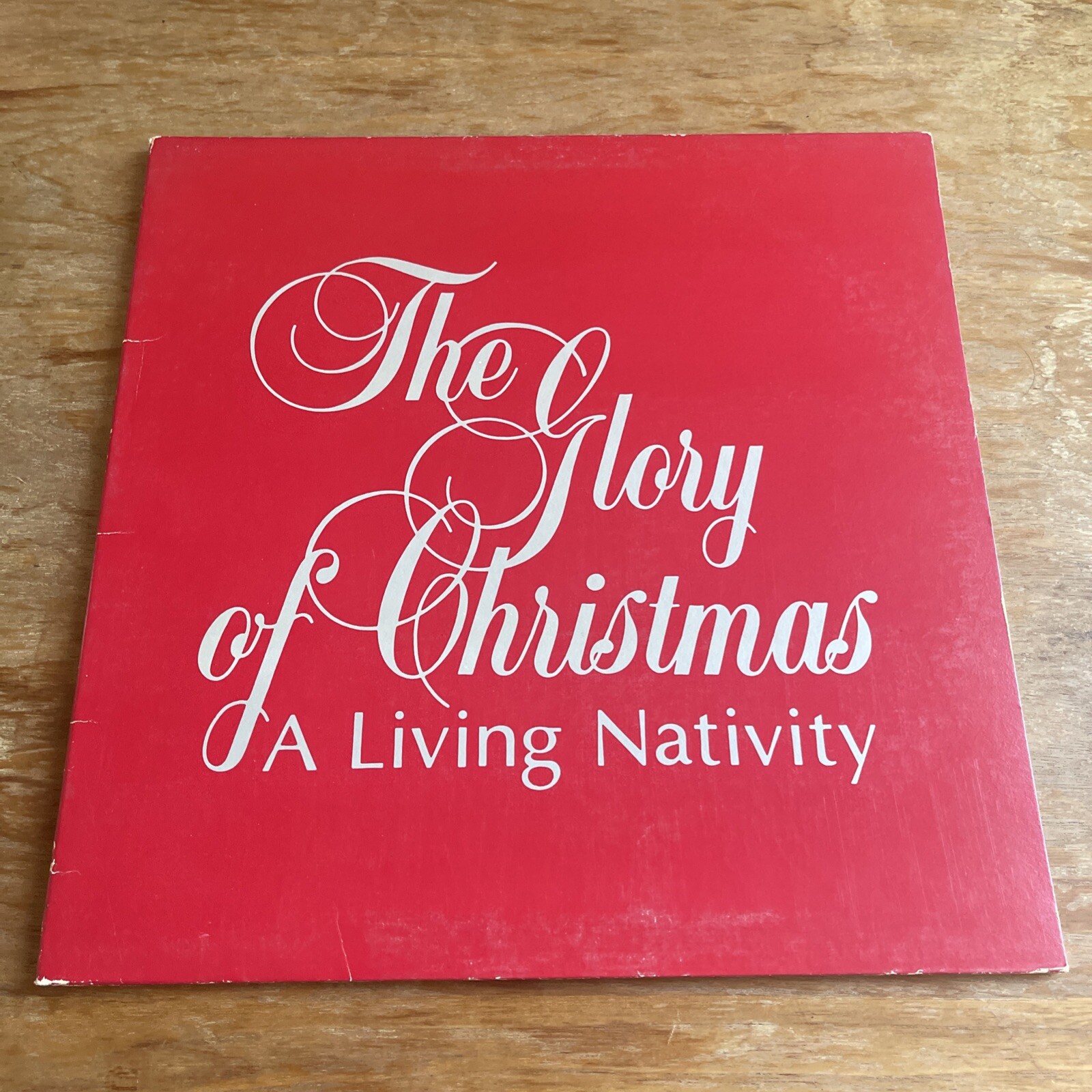 RARE THE GLORY OF CHRISTMAS A LIVING NATIVITY LP VINYL RECORD EXCELLENT TESTED 