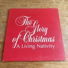 RARE THE GLORY OF CHRISTMAS A LIVING NATIVITY LP VINYL RECORD EXCELLENT TESTED  picture