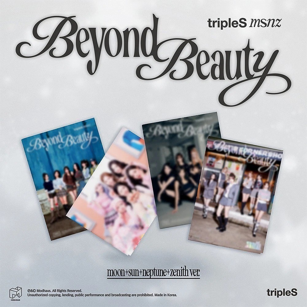 TRIPLES MSNZ BEYOND BEAUTY Mini Album CD+Book+2 Card+Objekt+Sticker+Photo+Poster