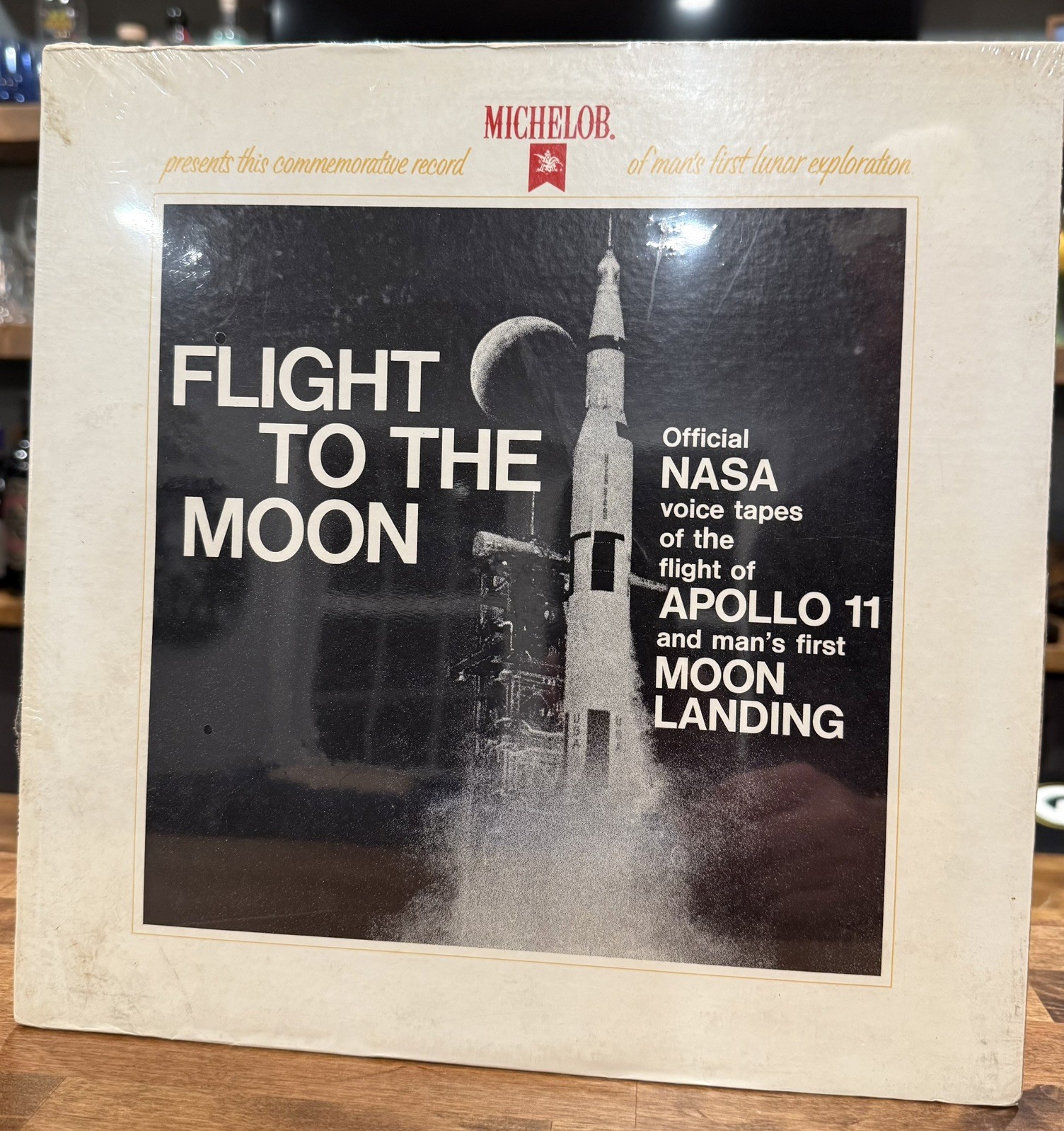 SEALED Apollo 11 NASA Moon Landing Voice Tapes LP Flight To The Moon NP92013