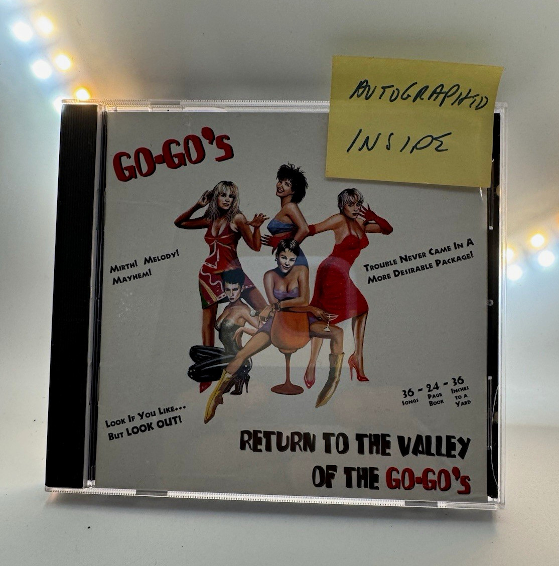 The Go-Go's The Whole World Lost Its Head Promo CD Single I.R.S. 1994 DPRO10785.