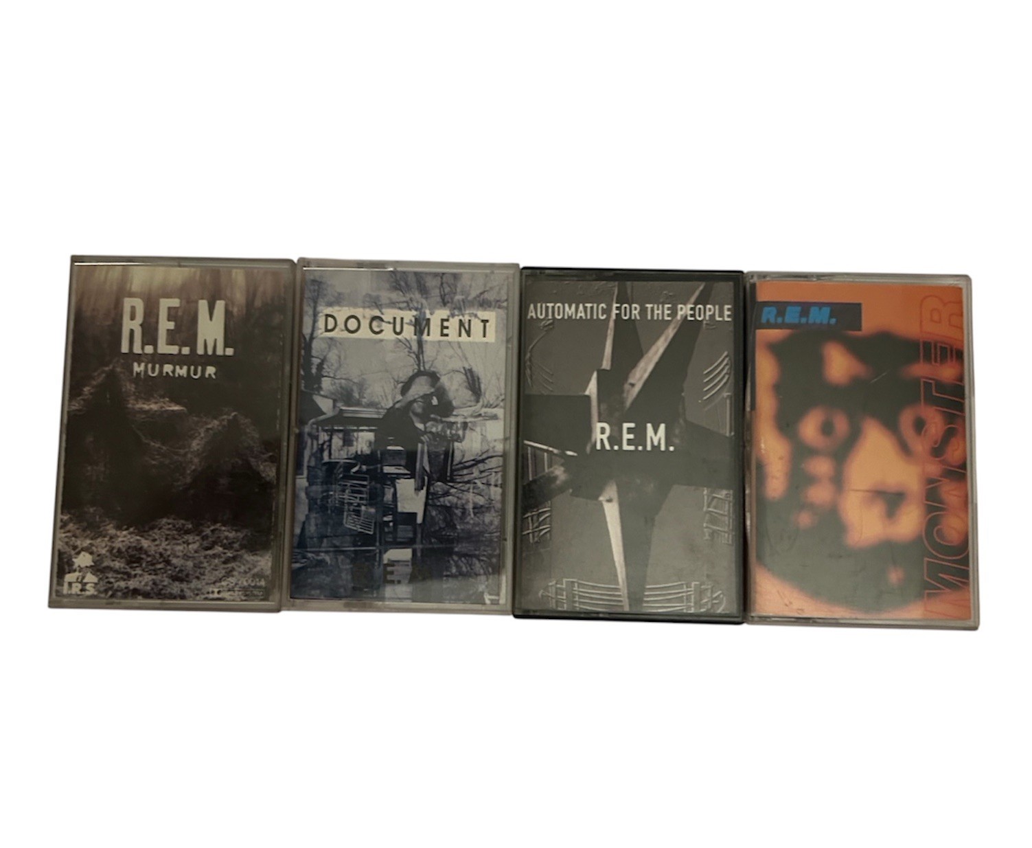 R.E.M. Cassette Lot of 4-Murmur,Document ,Automatic for the People, Monster