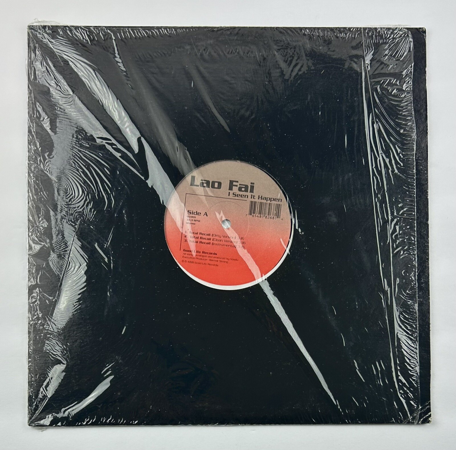 Lao Fai - Total Recall / Black Vegas 1998 12” Rare Unplayed Vinyl Record NM