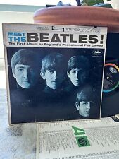 Meet The Beatles 1966 US Capitol Stereo West Coast Press Rare Rainbow Label picture