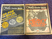 2 Guitar Center 1984 News Buyer's Guide Catalogs Original Musical Instruments Ad picture
