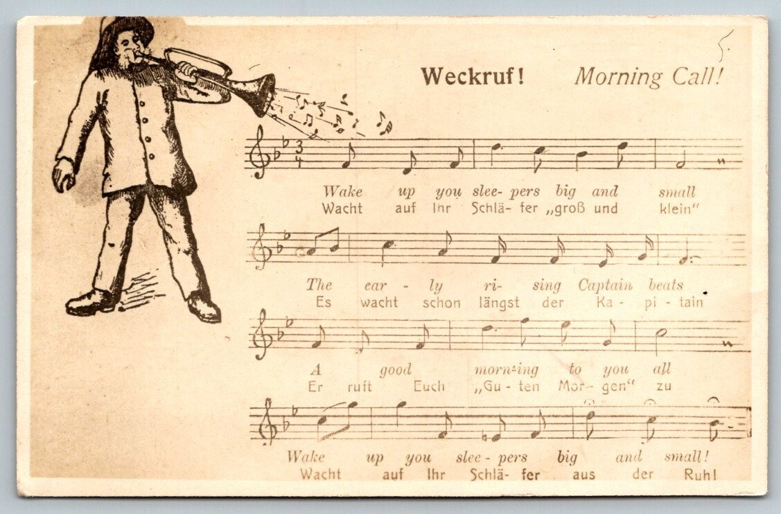 RPPC   Wake Up  Lyrics    Postcard