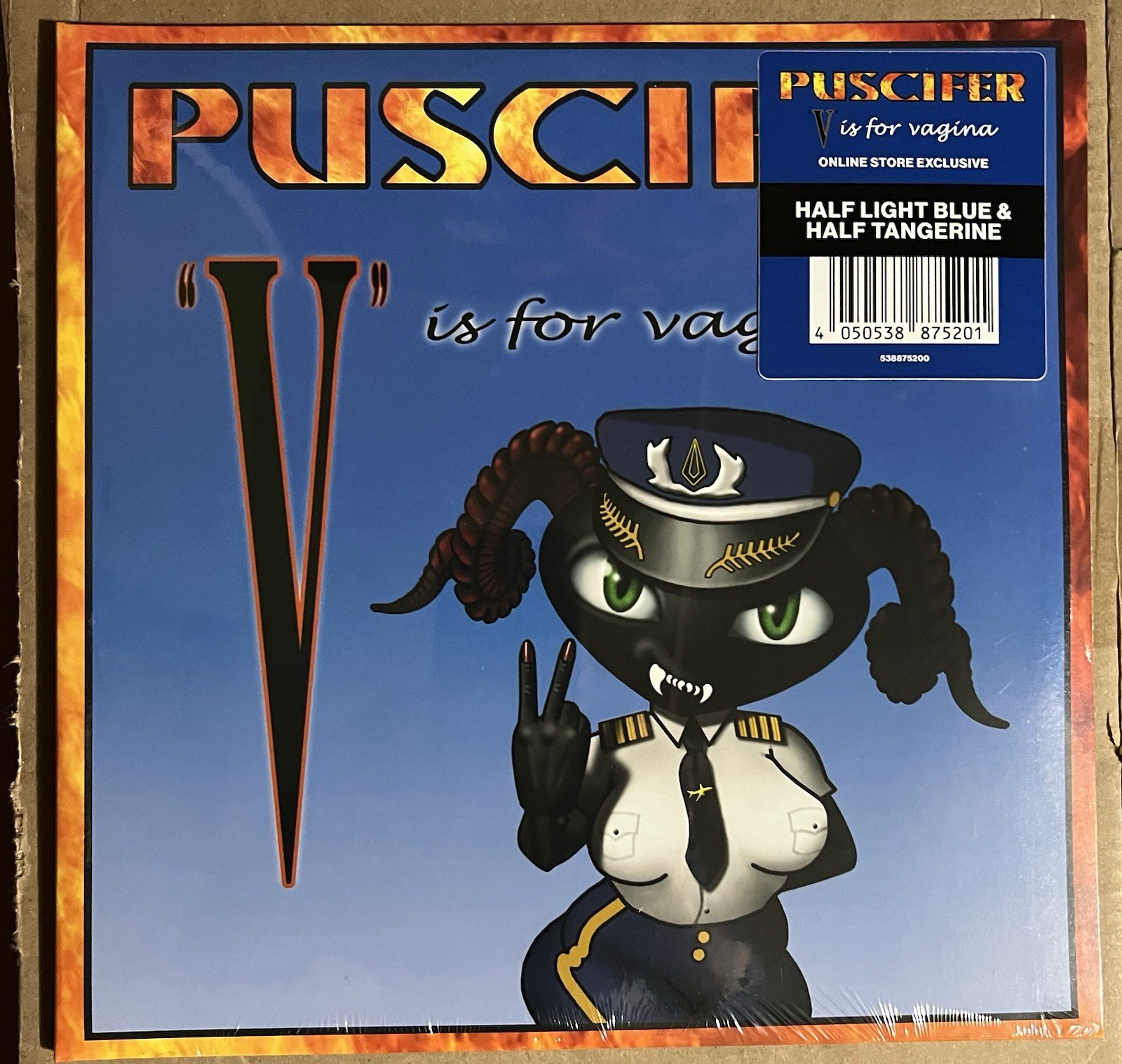 Puscifer V is for Vagina 2023 US Blue/Tangerine M/Nm Sealed