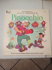 Vintage Walt Disney's Pinocchio 1959 Vinyl Record picture