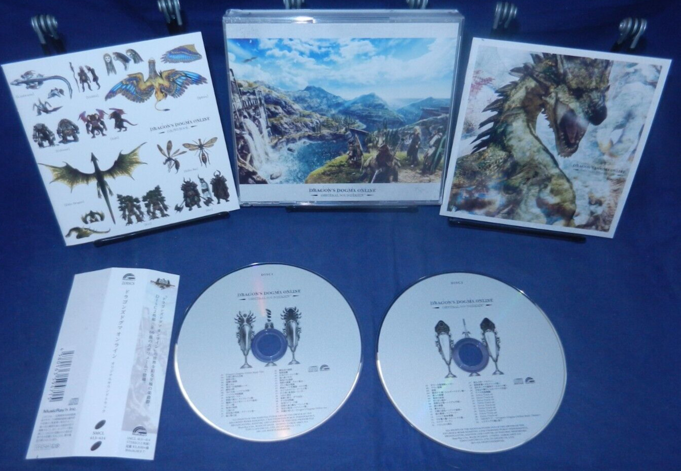 Dragon\'s Dogma Online OST, 2 CDs are LN, JAPAN, w/Obi Strip, Manual, Photo Book
