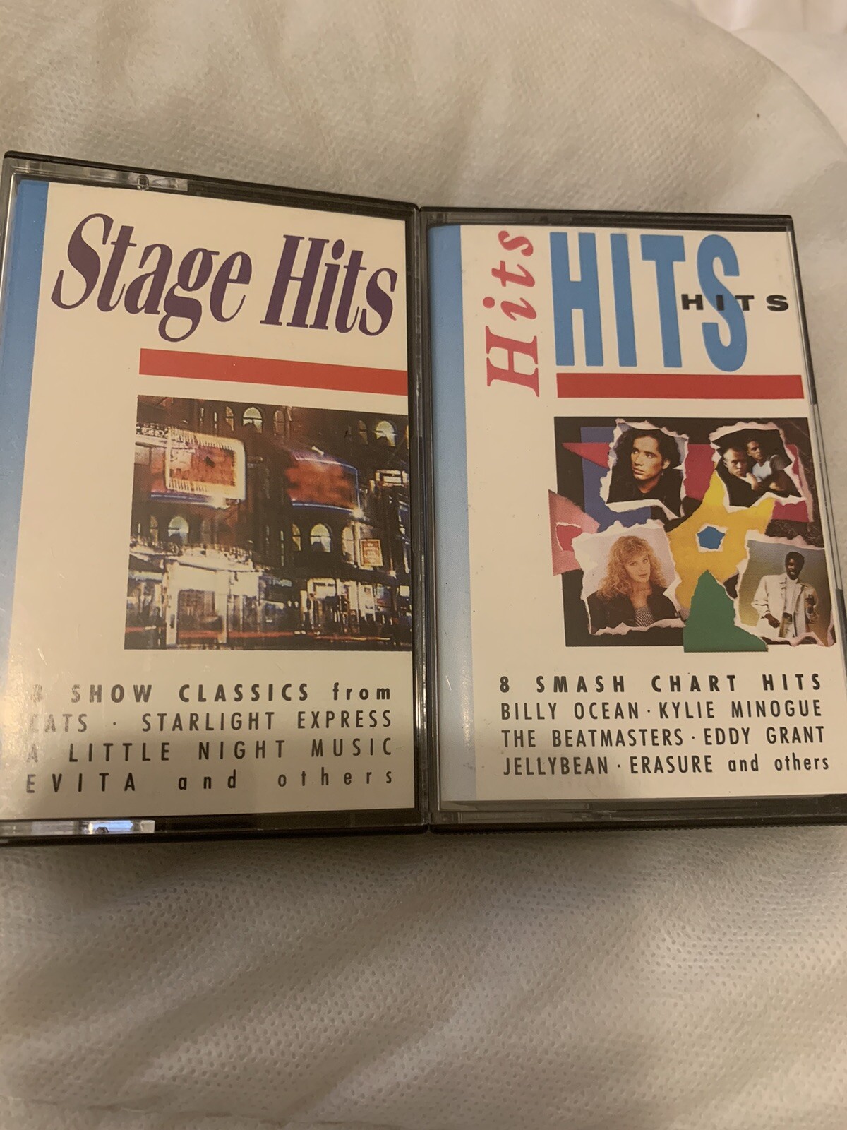 BP LIFESTYLE PROMO Cassettes STAGE HITS & Hits Ft Kylie Starlight Express Vtg