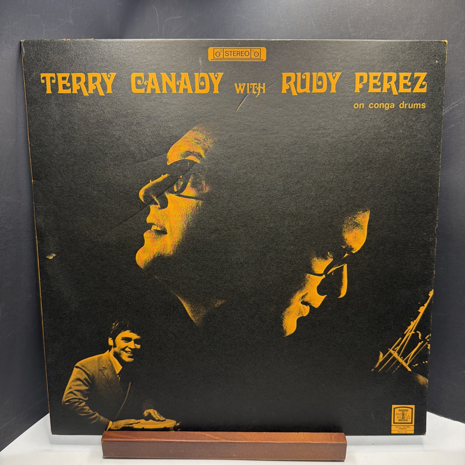 Terry Canady With Rudy Perez On Conga Drums - Initial Records IRS 1001