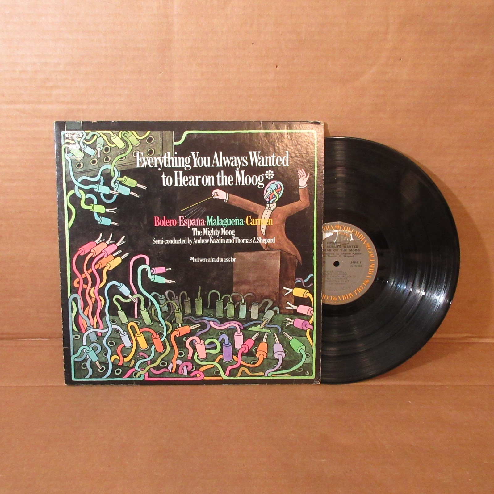 Vtg Mighty Moog Everything You Always Wanted to Hear Vinyl LP Columbia M 30383