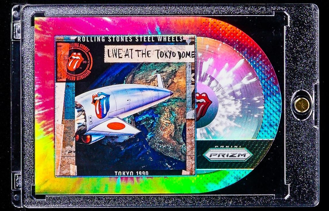 The Rolling Stones RARE LIVE AT TOKYO DOME TIE DYE DIE CUT CARD /49
