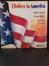 Vintage July 4th Patriotic I Believe in America Vinyl Record Album picture