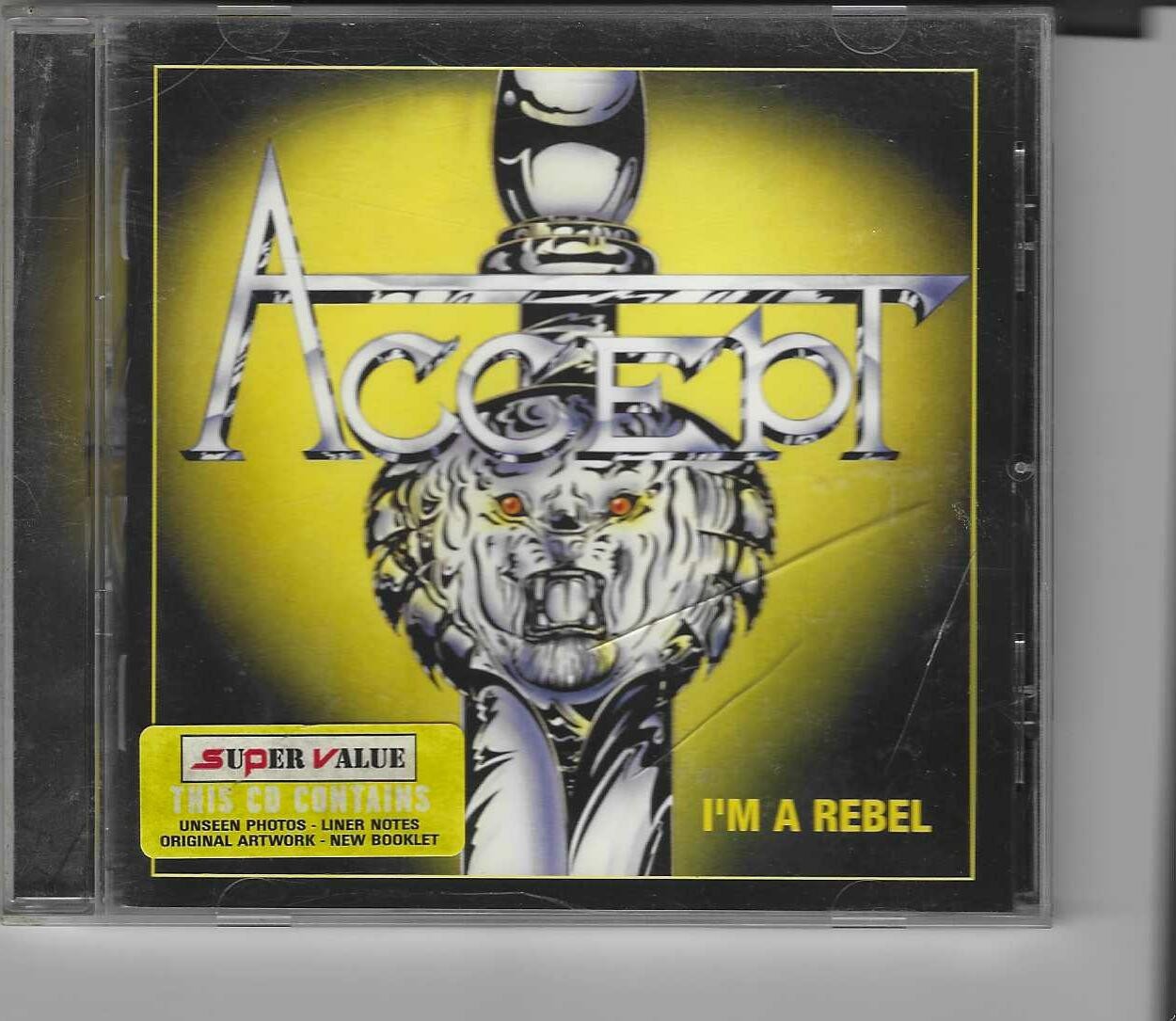 ACCEPT - I\'m a Rebel (Like New CD ~ 2005 Steamhammer ~ RARE GERMAN IMPORT)