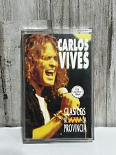 Carlos Vives Cassette Clasicos de Provincia 1993 Gota Fria Chrome Tape Cassette picture