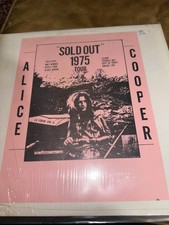 Alice Cooper 1975 Tour Sold Out LP Wizardo WRMB 327 Live Vinyl Record picture