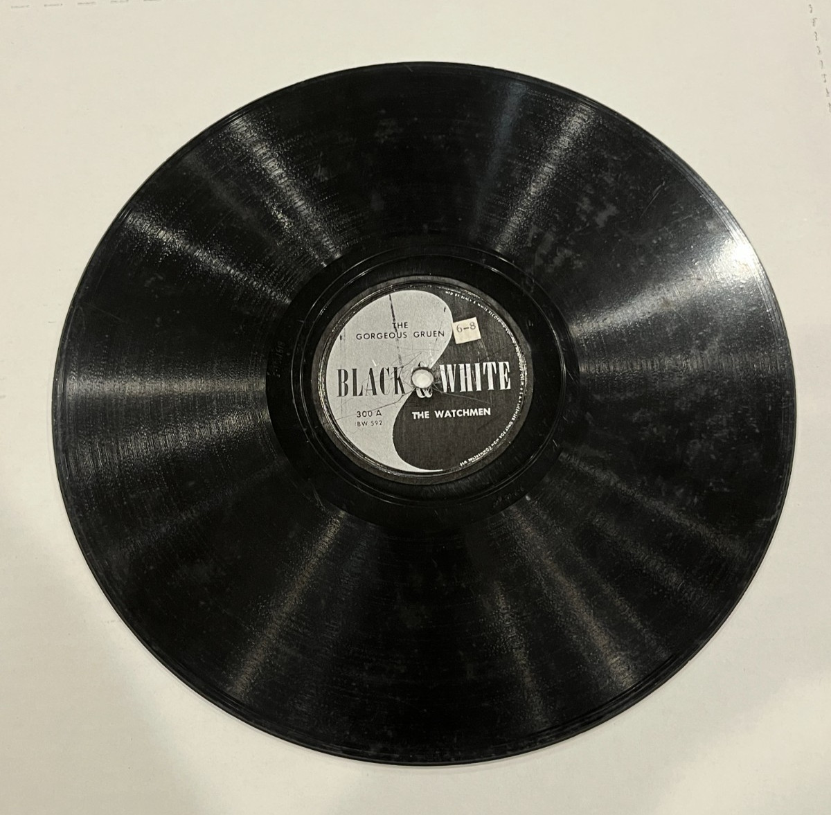 VTG Black & White 300 The Watchmen Gorgeous Gruen Deacons Preachin Blues DS66