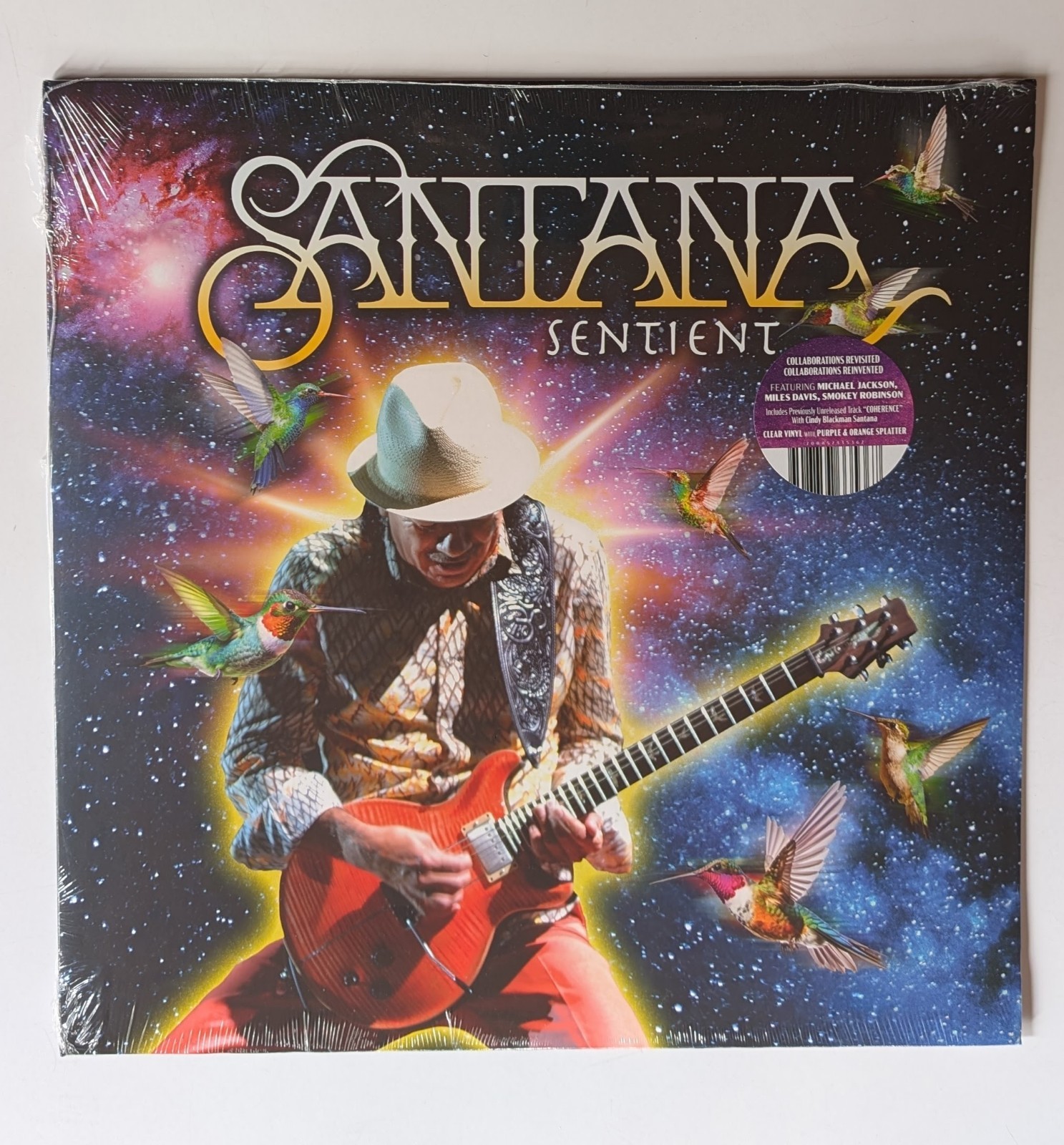 Sentient by Santana (New, Clear Purple and Orange Splatter Vinyl)