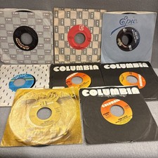 VTG 70’s 80’s Pop Rock 45’s Elton John Queen, Cheap Trick etc 8Pc lot picture