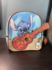 Disney Danielle Nicole Stitch Guitar Backpack New  picture